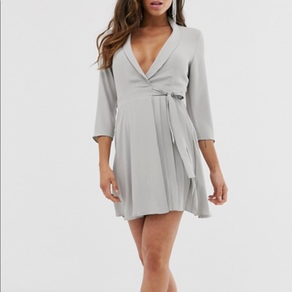 slim fit dress slacks Brand New With Tags Missguided Lilac/Grey Dress Size 10  Thrift Cycle